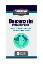 Nutramax Denamarin Liver Health Supplement for Dogs, 30 Chewable Tablets.