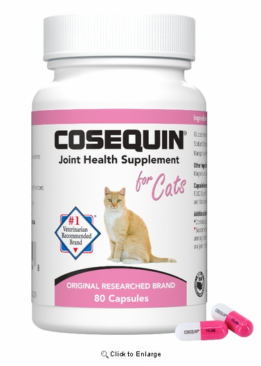 Nutramax Cosequin Joint Health Supplement for Cats 80 Capsules