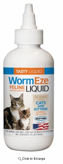 Worm-Eze Feline Liquid 4oz